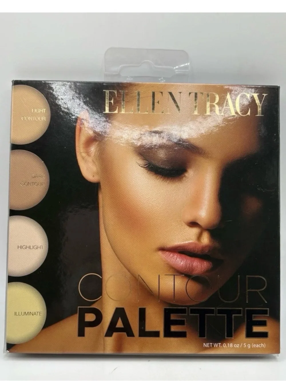 Ellen Tracy Contour Palette Highlight, illuminate, Dark & light contour NEW